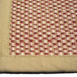 rug shedding-new sisal jute rug with breaks